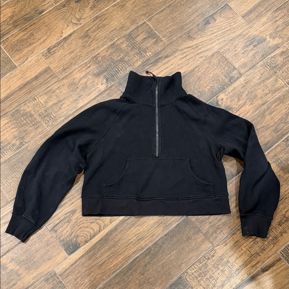 lululemon athletica Black Half-Zip Sweatshirt